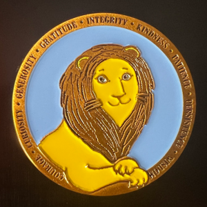 Lions and Legends Challenge Coin