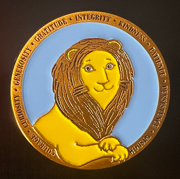 Lions and Legends Challenge Coin